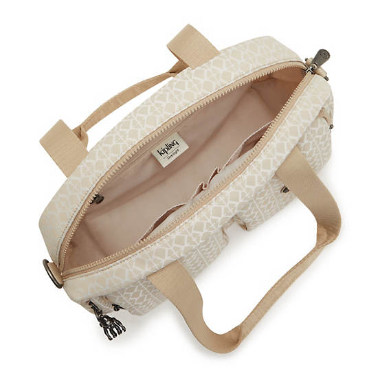 Kipling Cool Defea Klassieke Printed Schoudertassen Beige | België 1825LI